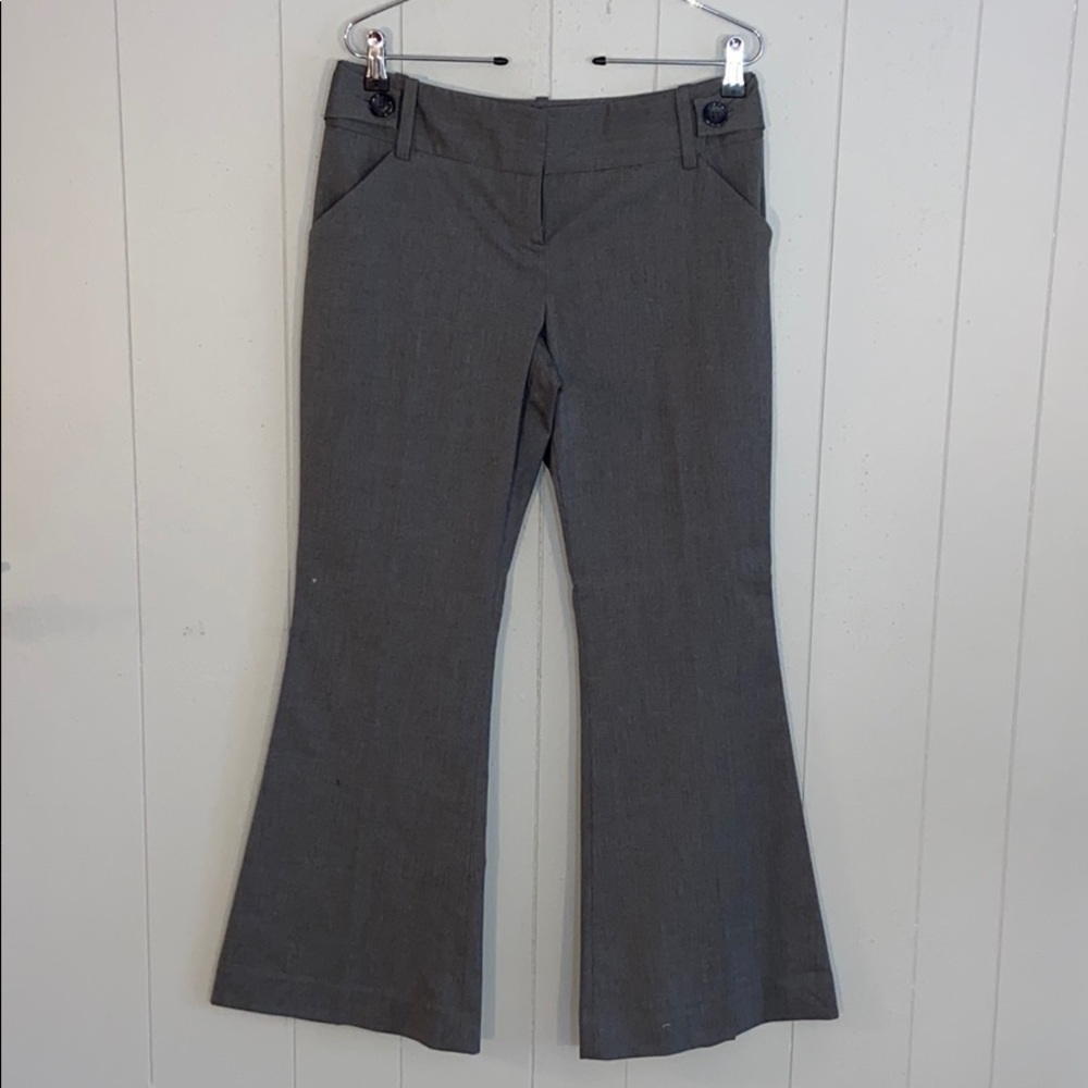 The Limited gray Cassidy fit flare suit pants